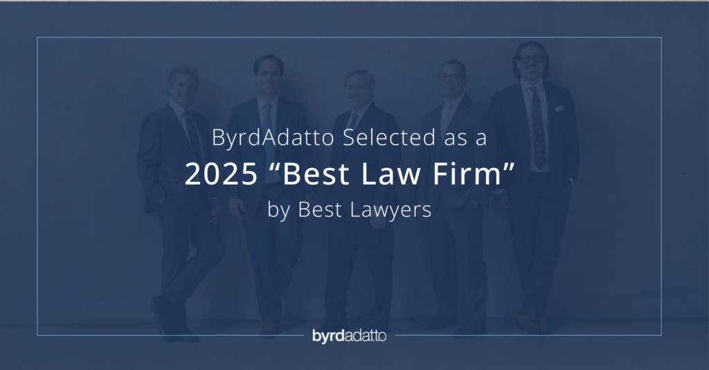 ByrdAdatto Best Law Firms 2025